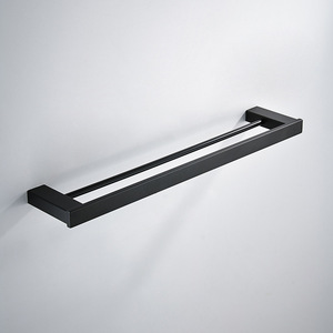 Stainless Steel 6 Pieces Bathroom Accessories Set Wall Mounted <strong>Towel</strong> Rack <strong>Towel</strong> <strong>Hook</strong> for Home Apartment Use - Product Image 6