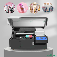Impresora Artiprint UV de botellas redondas para impresión cilíndrica directa de inyección de tinta de varias botellas con cabezales de impresión Epson