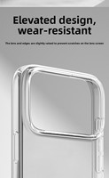 Coque de protection créative antichoc transparente et invisible effet seconde peau tout compris pour iPhone 17