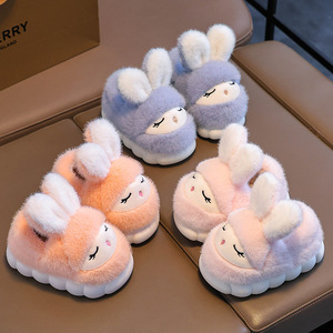 Women's Comfortable and Versatile Evergreen Canvas Wool Faux Fur Style Warm Fluffy for for Spring and All Seasons Home Use - Product Image 4