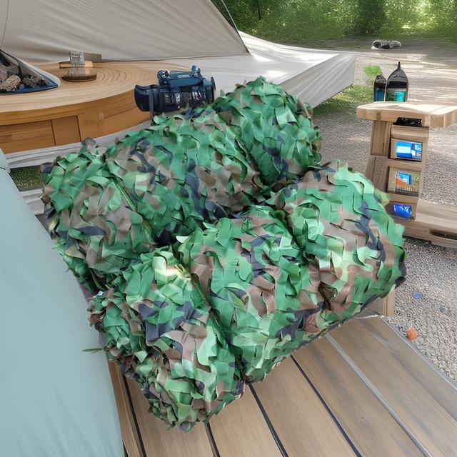 Camouflage Mesh Woodland Camouflage Net for Camping Sunshade Decoration Hunting Blind Shoot