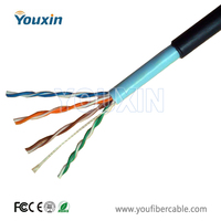 Câble UTP extérieur ODM M Cat5e à paire torsadée, anti-corrosion, pour travaux de câblage extérieur de bâtiments