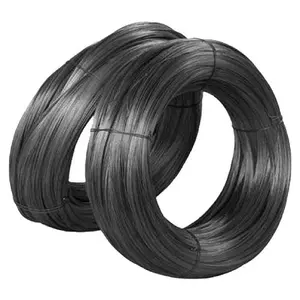Q195 Ss400 S235jr Q345 Высокоуглеродистая сталь мягкий отожженный черный железный проволочный пружинный провод