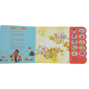 Conception de langue personnalisée Livres sonores pour enfants <span class=keywords><strong>Livre</strong></span> musical à 10 boutons pour l'éducation précoce des bébés - Product Image 3
