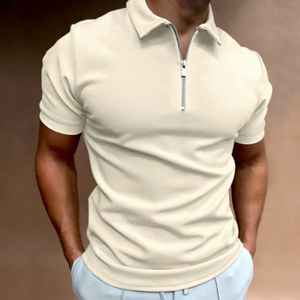 Chemises de golf décontractées pour hommes grande taille à manches courtes, 100 % coton, avec logo personnalisé sur le devant – Vente en gros pour fabricants - Product Image 3
