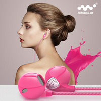 Nouveaux écouteurs sport filaires transfrontaliers pour fabricants, avec microphone, design intra-auriculaire coloré, câble TPE haute élasticité de 1,2 m, prise jack 3,5 mm