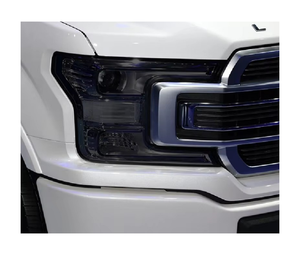Fari auto protezione tinta <span class=keywords><strong>pellicola</strong></span> fumo nero <span class=keywords><strong>trasparente</strong></span> adesivo frontale in TPU per Ford F150 2015-2020 Raptor SVT accessori - Product Image 1
