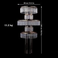 Support de fleurs Arhat empilable de haute qualité pour mariage, en métal, acrylique et fer, pour table d'accueil, décoration d'allée, sur pied