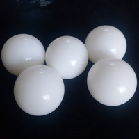 Bola Plastik Pom Putih Solid 34mm Digunakan untuk Mouse Komputer