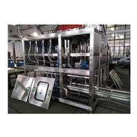 Máquina Automática de Llenado, Tapado y Lavado de Bidones de Plástico de 5 Galones (19-20L) para Agua Mineral Potable, 300BPH
