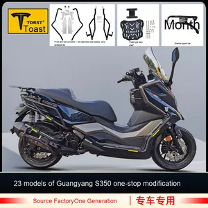 Motocicleta KYMCO Downtown S350 Modelo 2023, CK300T-13, Barra Protectora de Acero Grueso Anticaídas y Anticolisión, Nueva Condición - Product Image 3