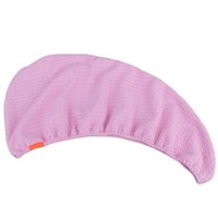 Serviette de bain en microfibre élastique gaufrée, serviette de séchage de cheveux en microfibre avec logo personnalisé pour femmes