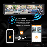 Dash Cam 4K 2160P Sony IMX415 rétroviseur FHD 1080P caméra arrière GPS 12 pouces voiture DVR enregistreur vidéo automatique avant et arrière