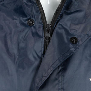 Ensemble imperméable et pantalon de pluie bleu foncé, double couche, épaissi, avec bande réfléchissante, pour le camping, pour adultes - Product Image 3