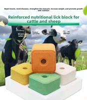 Bloc minéral pour l'alimentation animale, sel à lécher pour chèvres et bovins