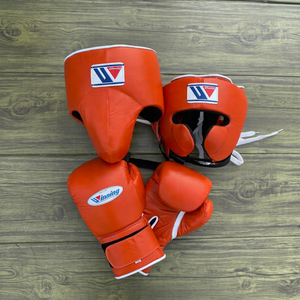 Customizable Leather Professional Lace-Up Full Finger Adjustable Hook-and-Loop Wrist Strap 16 oz Boxing Gloves Martial Arts - Product Image 1