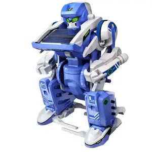 3in1 Diy Monteren Speelgoed Set Zonne-energie Ruimte Robot Kit Science Educatief Kids