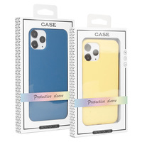 Conception personnalisée bon marché pour étui de téléphone portable Boîte d'emballage pour téléphone portable Blanc Noir Boîte d'emballage pour étui de téléphone