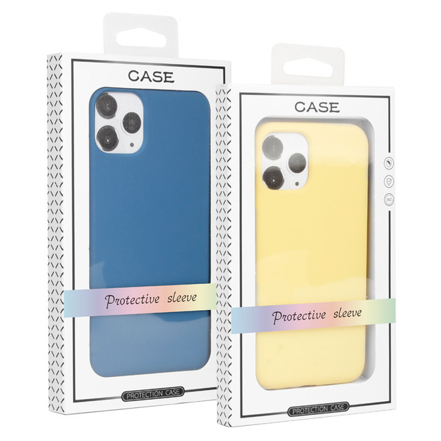 Custom Design Cheap Mobile Phone case Packaging Box Cell Phone White Black Packaging Box Phone Box Packaging