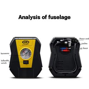 Produtos do topo do ranking Carro Bomba De Ar Portátil Compressor De Pneus Inflação Inflator 12V Monitor De Pressão Do Pneu Inflator Carro Com Fio - Product Image 5