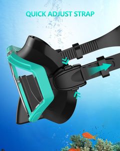 <span class=keywords><strong>Occhialini</strong></span> <span class=keywords><strong>da</strong></span> <span class=keywords><strong>Nuoto</strong></span> WSTOO per Adulti con Copertura Nasale Anti-Inalazione d'Acqua, Maschera Antiappannamento per Giovani, Uomini e Donne, Prodotti in Cina - Product Image 3