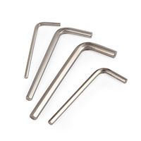Kunci pas heksagonal 1.5mm, kunci Stainless Steel 304, kunci L, kompatibel dengan sekrup tanpa kepala