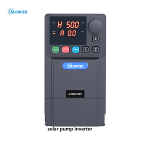 Bomba de Pozo Profundo Monofásica de 220V, Bomba Solar con Inversor de 2.2KW 3HP con Control MPPT, Salida de 0-500Hz, Refrigeración por Aire Forzado - Product Image 1
