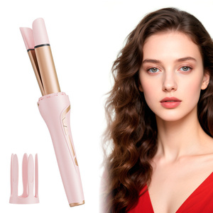 เครื่องม้วนผมเซรามิกหมุนได้แบบ2-in-1, เครื่องหนีบผมม้วนผม PTC 32มม. ใช้ง่ายเครื่องมือจัดแต่งทรงผมหลายแบบ - Product Image 5