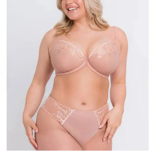 Lencería Sexy de talla grande para mujer, conjunto de lencería de encaje de 2 piezas con volantes, sujetador acanalado con aros y conjuntos de bragas de <span class=keywords><strong>San</strong></span> Valentín - Product Image 1