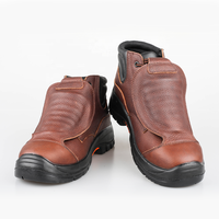 Chaussures de sécurité pour soudeur et soudeur à bout en acier pour hommes