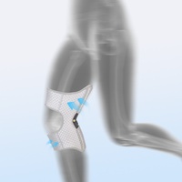 Exosquelette de soutien pour genoux d'âgés, genouillères auxiliaires pour la marche, l'escalade, la rééducation articulaire et la protection