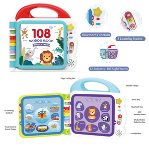 Education <strong>Toys</strong> Touch Screen <strong>Learning</strong> Preschool Activity Book Bluetooth Interactive Talking EBOOK For Toddlers - Product Image 6