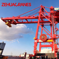 Grúa Portátil para Contenedores STS Ship to Shore, Altura de Elevación Personalizada, Grúa de Puerto para Manipulación de Contenedores en Puertos Marítimos