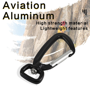 Jensan acclamato 5kn moschettone girevole in alluminio Multi-strumento gancio a scatto per guinzaglio cane per l'estrazione - Product Image 4