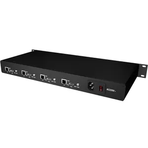 4-канальный 1U H.265 H.264 HD, совместимому с HDMI IP ТВ-кодировщик для прямые трансляции Facebook Youtube