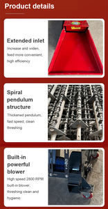 آلة تقشير الذرة اليدوية آلة إزالة بذور الذرة الفاخرة جهاز فصل بذور الذرة المحمولة آلة درس الذرة الصغيرة آلة تقشير الذرة - Product Image 5