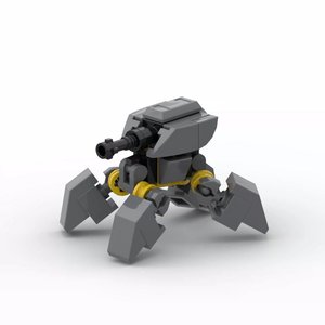 Robot quadrupède créatif MOC Shield Mountain, robot de <span class=keywords><strong>patrouille</strong></span> et de combat, blocs de construction en plastique ABS, petit robot <span class=keywords><strong>jouet</strong></span> pour garçons - Product Image 1