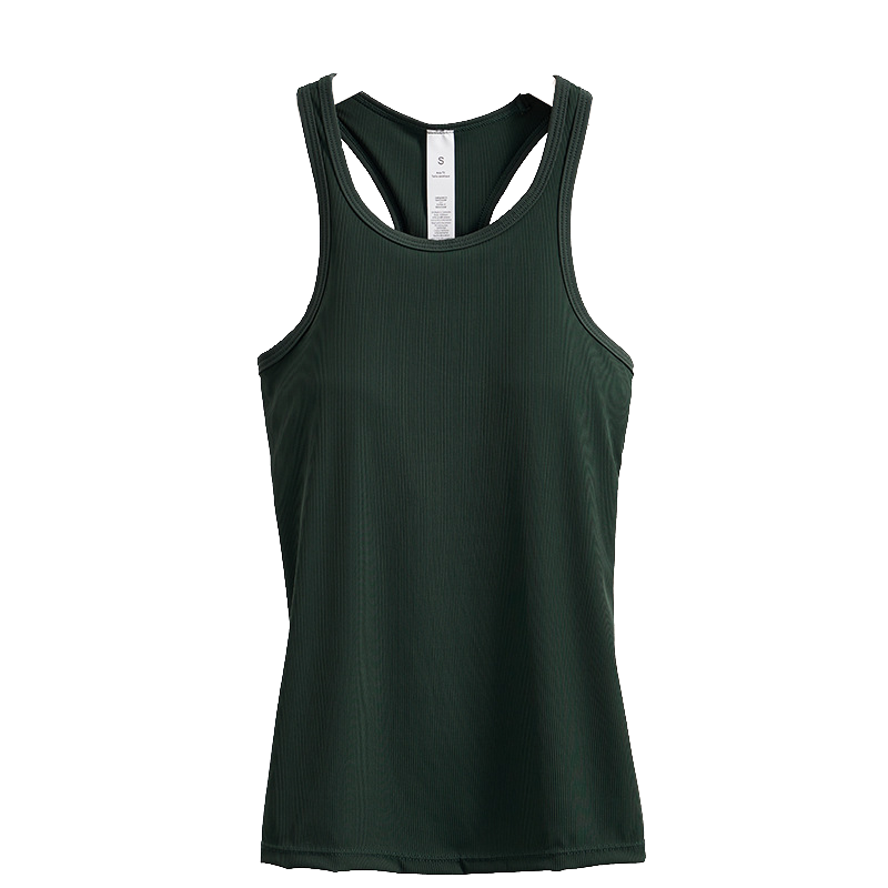 High Elastic Ribbed Sports Vest Quick-Drying Seamless Yoga Exercise Bra Compression I-Shaped Beauty Back Breathable Design