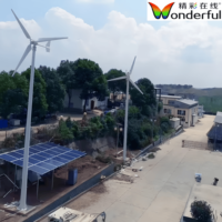 5KW 10kw 120v générateurs générateur permanent bas régime système d'alimentation hybride solaire éolien à haut rendement