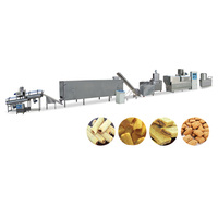 Auto mini bébé snack bar extrudeuse de nourriture sauté chips de maïs maïs snack petit téléscripteur bouffée automatique faisant la machine bouffée de riz machine