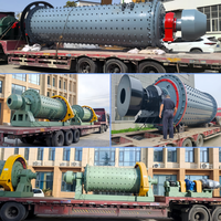 Broyeur à boulets pour minerai d'or de petite taille 2-3t/h, le plus vendu en Chine, équipement de broyage personnalisable avec moteur AC pour le raffinage du minerai