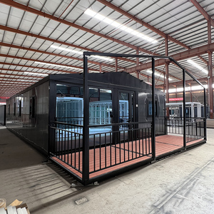 2025 lüks 40ft Modern prefabrik konut konteyner ev genişletilebilir deniz Containerized prefabrik evler