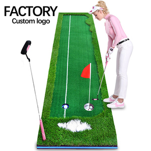 GL001 Tapete de Golf para Exteriores con Línea de Aproximación, Tamaño 50x300cm/75x300cm, Ayuda para el Entrenamiento de Golf - Product Image 1