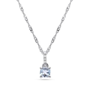 Colliers <span class=keywords><strong>en</strong></span> <span class=keywords><strong>or</strong></span> 14K avec pierre bleue taille coussin, Colliers <span class=keywords><strong>en</strong></span> argent sterling, Colliers personnalisés, Prix de gros, Colliers hip-hop <span class=keywords><strong>en</strong></span> argent sterling pour mariage - Product Image 1
