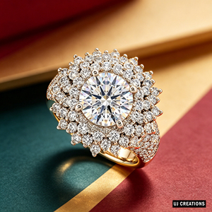 Custom <b>Silver</b>/10K/14K/18K <b>Solid</b> Gold 2.00 Carat VVS-VS Quality Round Lab Grown Brilliant Cut Diamond engagement Ring - Product Image 2