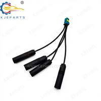 1 zu 4 Auto-RF-Antennenkabel MINI FAKRA Stecker auf Vier DIN Buchsen Koaxialkabel für Fahrzeug FM AM GPS 4G
