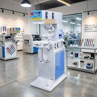 Machine d'impression tampon bicolore sans étiquette pour vêtements, 2 couleurs