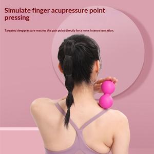 Palla da Massaggio Yoga in TPE per Terapia dei Punti <span class=keywords><strong>Trigger</strong></span>, Rilascio Miofasciale, Accessorio Sportivo per Piedi, Schiena, Spalle, Braccia - Product Image 4