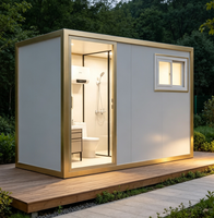 Module de salle de bain intégré préfabriqué avec toilettes et douche pour site de villégiature