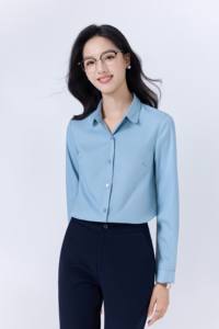 秋冬ホテルマネージャーシャツ長袖フロントデスク受付係作業服プロフェッショナルユニフォーム寒い季節用 - Product Image 2